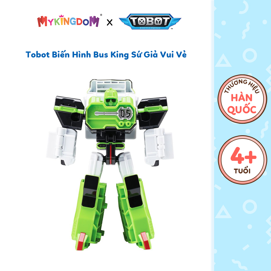 Đồ Chơi Tobot Biến Hình Bus King Sứ Giả Vui Vẻ TOBOT 301143