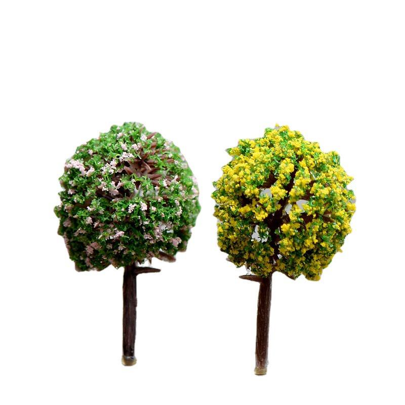 Tiểu cảnh mini ️ Mô hình cây nở hoa trang trí tiểu cảnh, non bộ, bán cạn