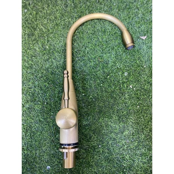 Vòi rửa chén đồng cổ xịn EV-3013