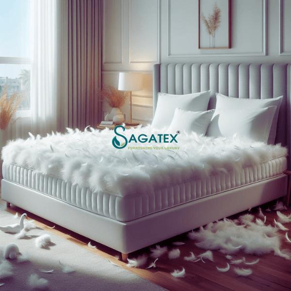 Chăn Lông Vũ Tự Nhiên SAGATEX Sang Trọng Mềm Mịn Cho Da Tiêu Chuẩn 5 Sao