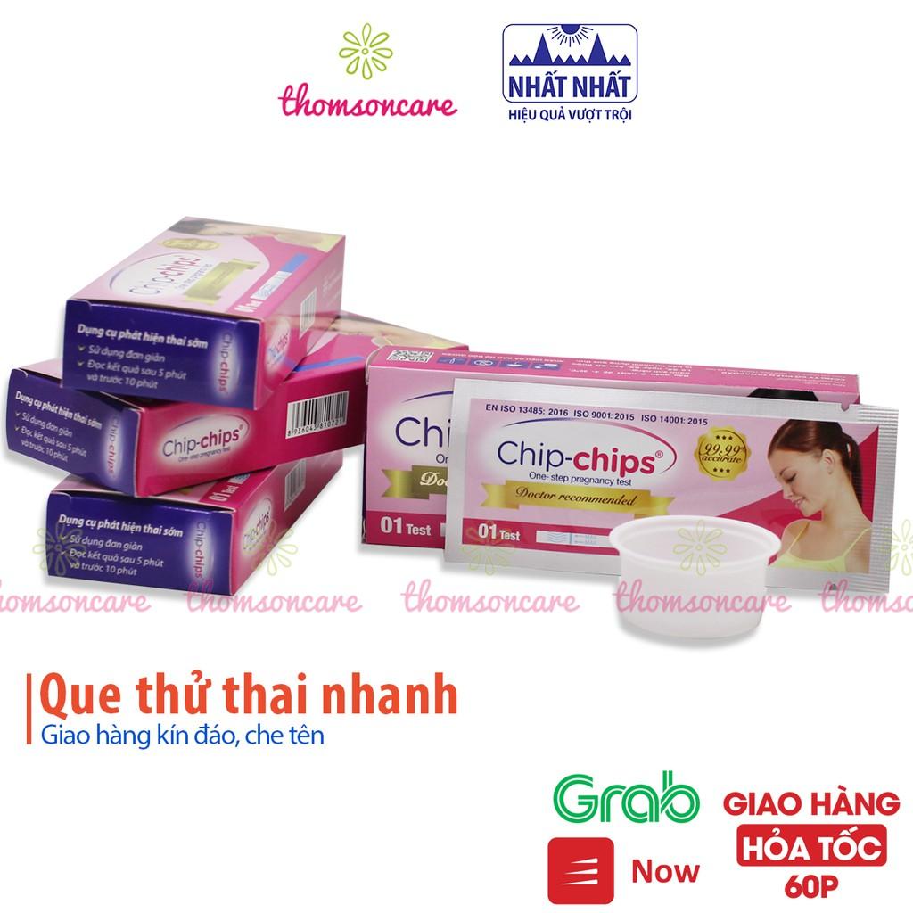 Que thử thai Chip Chip - Giao hàng luôn che tên, kín đáo