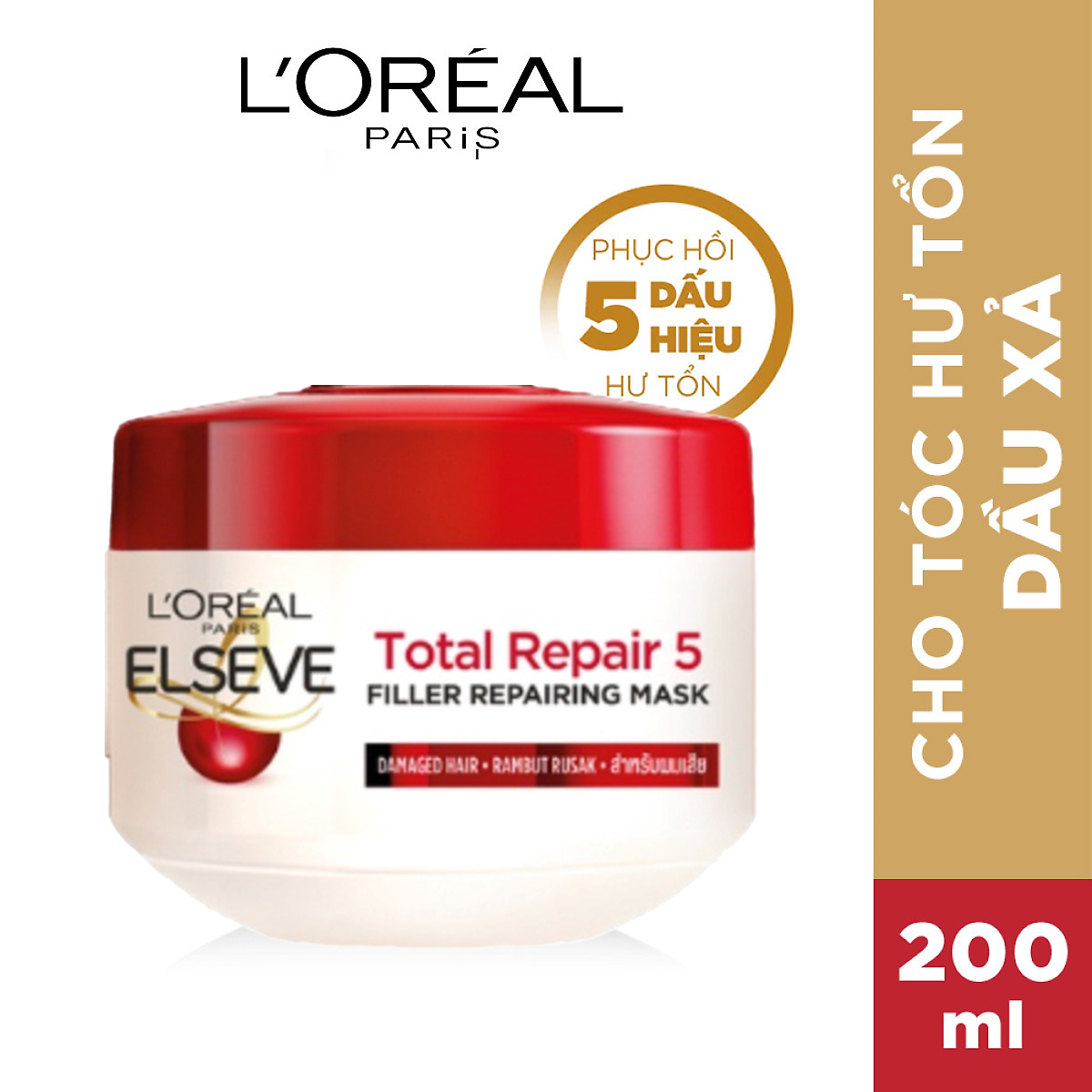 Kem Ủ Phục Hồi Tóc L'oreal  Total Repair 5 (200ml)