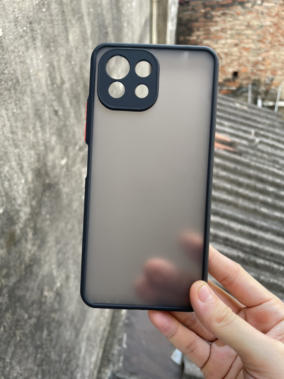 Ốp lưng nhám mờ cho Xiaomi Mi 11 lite 5G NE chống sốc, bảo vệ Camera