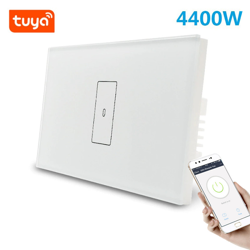 Công Tắc Wifi Công Suất Lớn 20A Chữ Nhật Tuya FW2-US