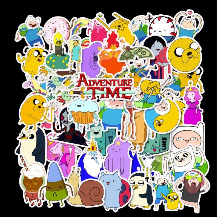 Sticker dán cao cấp HOẠT HÌNH ADVENTURE TIME Cực COOL ms#7