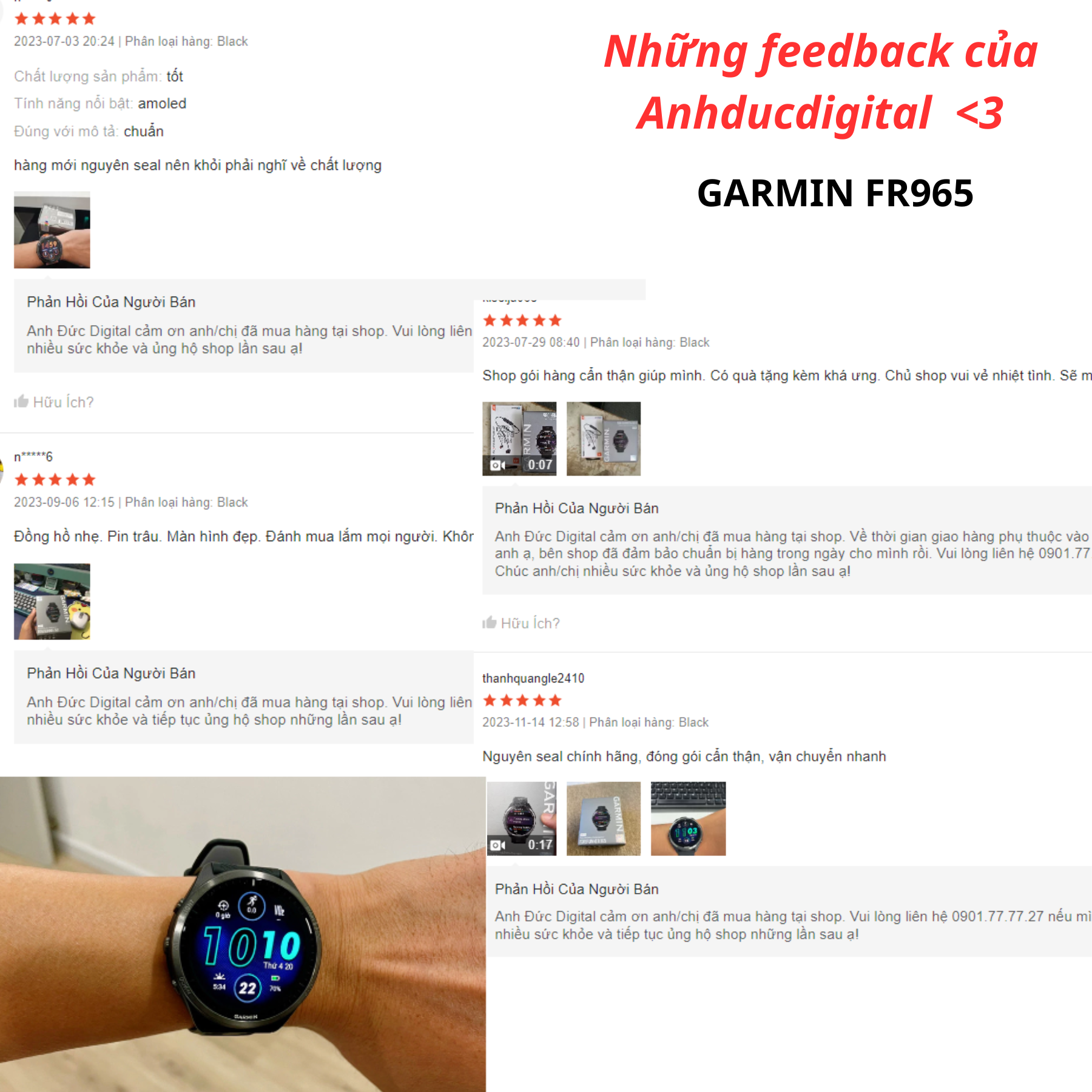 Đồng Hồ Thông Minh Garmin Forerunner 965 Kiểu dáng thể thao, viền titanium cao cấp - Hàng Chính Hãng FPT