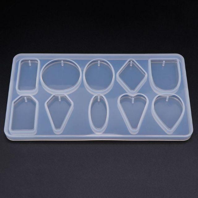 Khuôn silicone làm mặt trang sức, móc khóa.