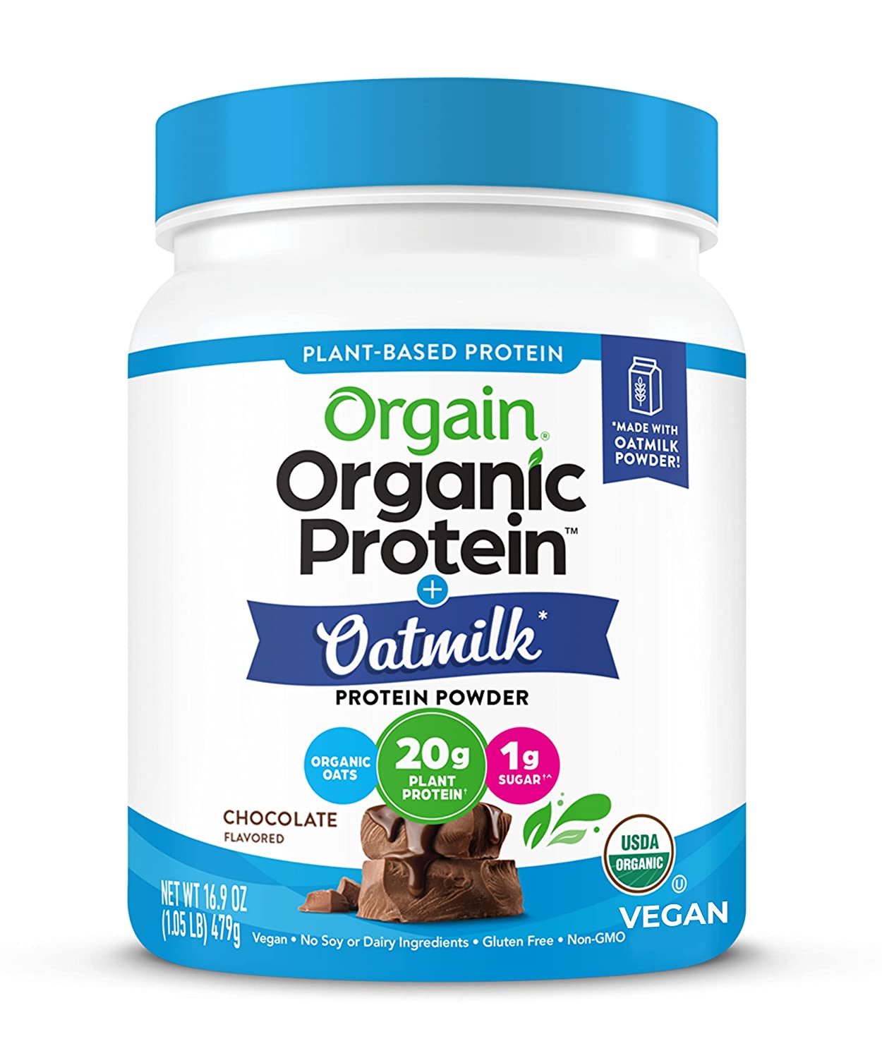 [Vegan/ Eat clean/ Gym] Bột protein yến mạch hữu cơ Orgain Organic Protein Oatmilk 479g