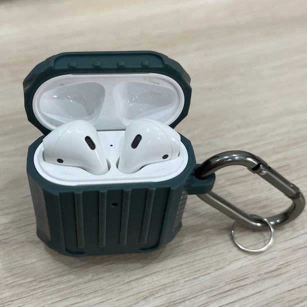 Case Chống Sốc Bảo Vệ 360 Độ Cho Airpods 1 / Airpods 2 - Màu Xanh Rêu