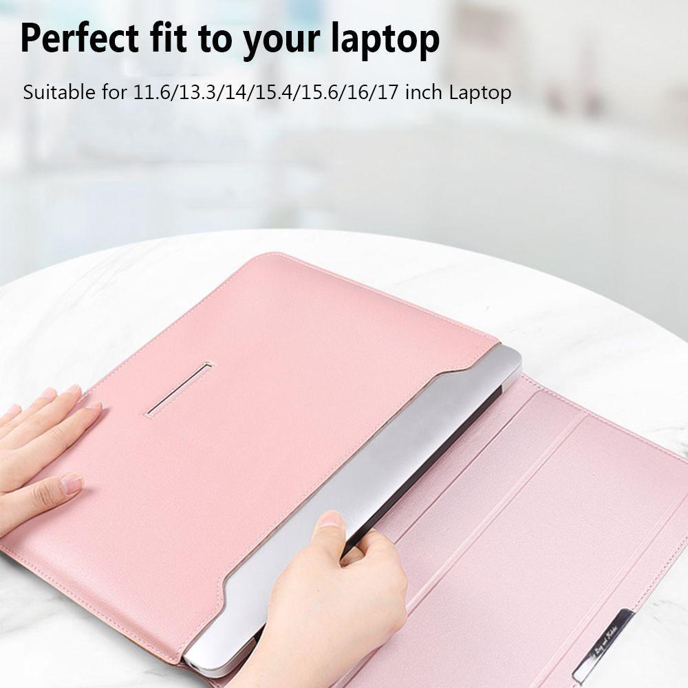 Túi đựng laptop bằng da PU 3 trong 1 nhiều màu sắc tùy chọn tiện lợi chất lượng cao