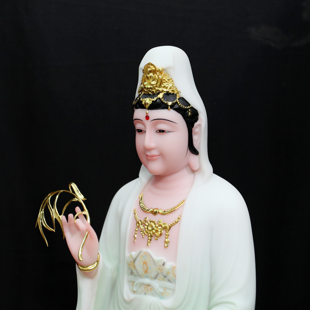 Tượng Quan Âm Bồ Tát - Áo Xanh