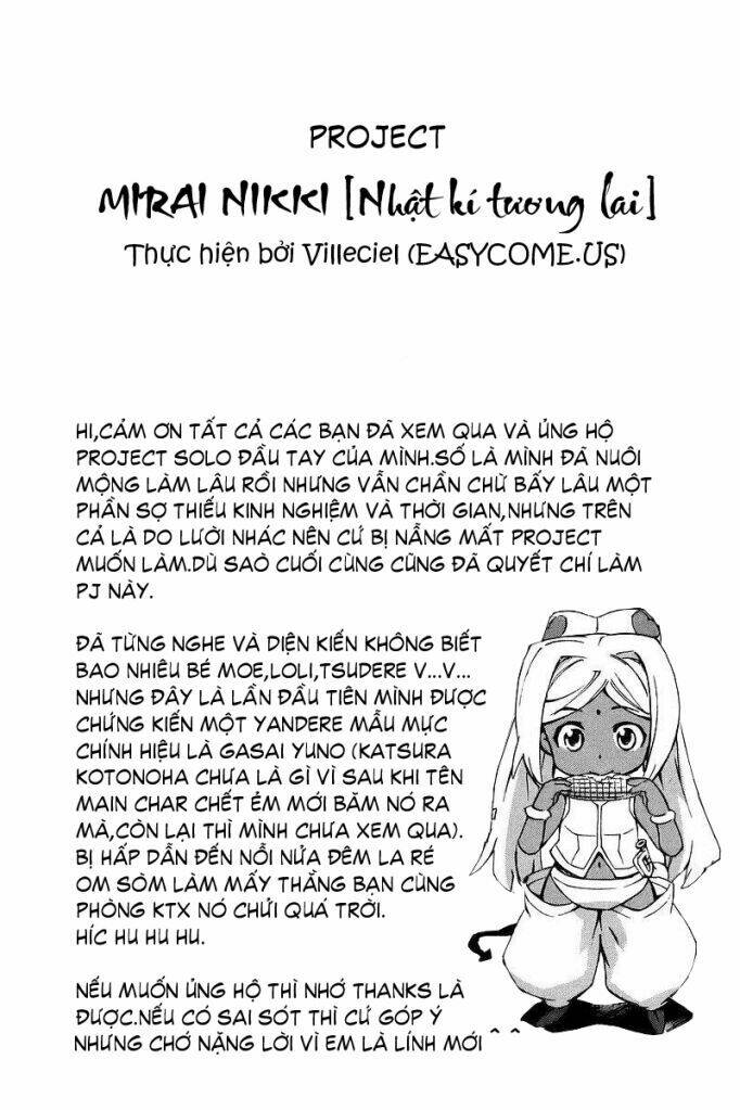 nhật kí tương lai chapter 0 20