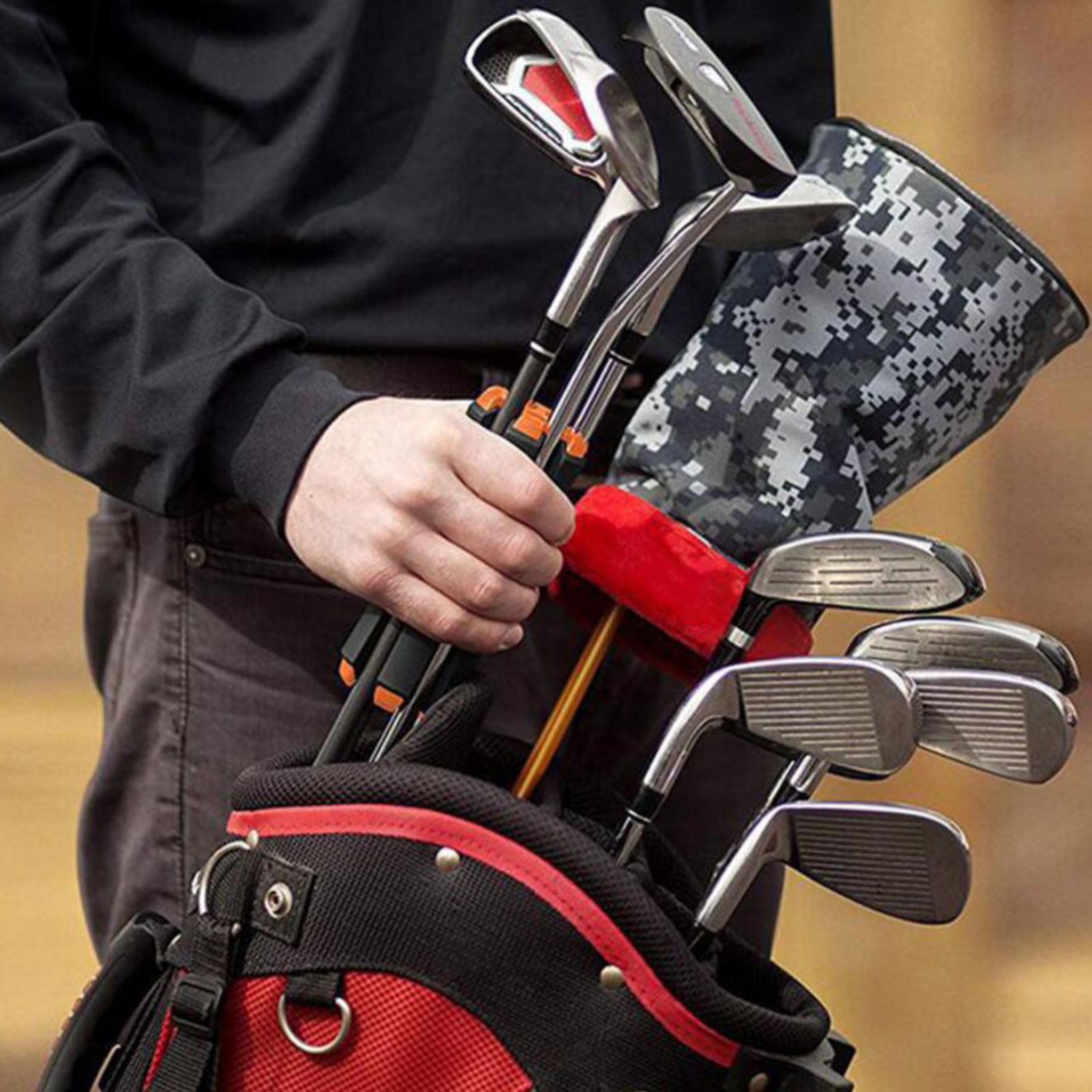 Hand-held Golf Club Carrier Shaft Holder Organizer Storage Rack for Holding 6 Golf Clubs