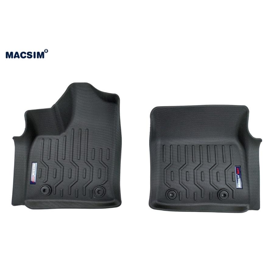 Thảm lót sàn xe ô tô TOYOTA LAND CRUISER 2022- Nhãn hiệu Macsim 3W chất liệu nhựa TPV đúc khuôn cao cấp - màu đen,be