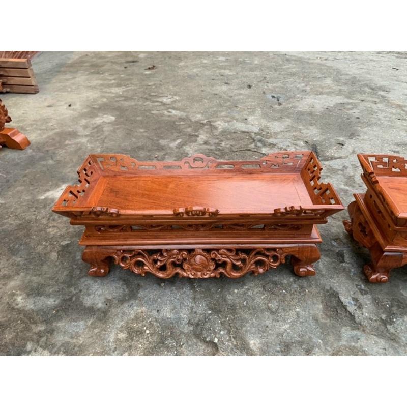 Combo bệ đài nước gỗ hương trang trí ban thờ