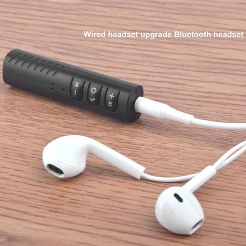 2x Mini Wireless Bluetooth v5.0 Receiver 3.5mm Jack Car AUX Audio Adapter