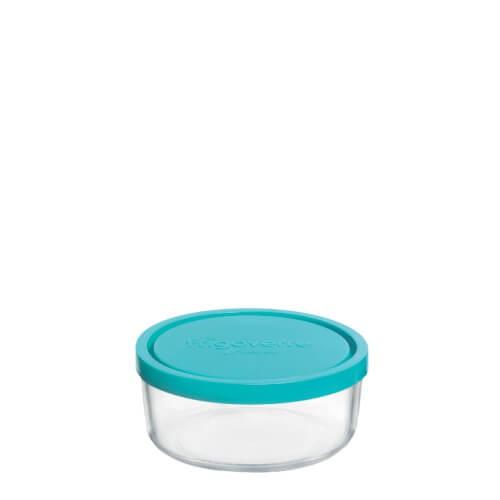 Hộp thuỷ tinh tròn Frigoverre - 650ml-300ml đựng thức ăn trong ngăn đông tủ lạnh, không có mùi