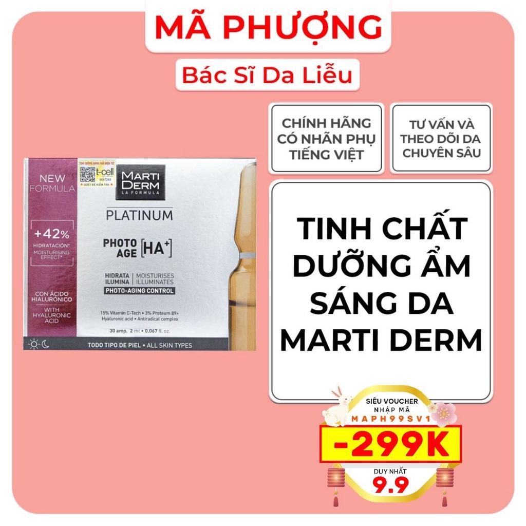 Tinh chất dưỡng ẩm, sáng da và chống lão hóa Martiderm Photo Age HA+ chứa 15% Vitamin C
