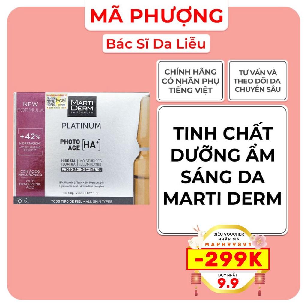 (ỐNG LẺ) Tinh chất dưỡng ẩm, sáng da và chống lão hóa Martiderm Photo Age HA+ chứa 15% Vitamin C ( ỐNG LẺ )