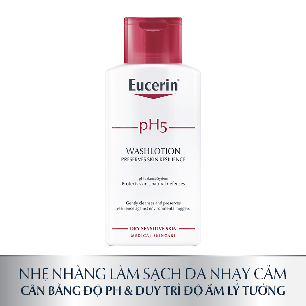 Sữa tắm cho da nhạy cảm Eucerin pH5 Washlotion 200ml