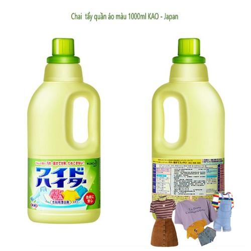 Chai tẩy quần áo màu 1000ml - Nội địa Nhật Bản