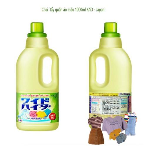 Chai tẩy quần áo màu 1000ml - Nội địa Nhật Bản