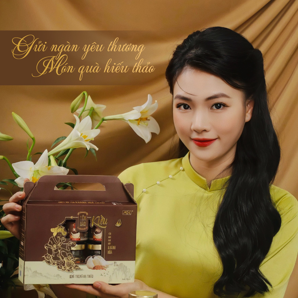 Yến Kiều - Yến chưng đông trùng hạ thảo - Thành phần yến 30% - hỗ trợ bồi bổ cơ thể, tăng cường sức khỏe (Hộp 6 hũ)