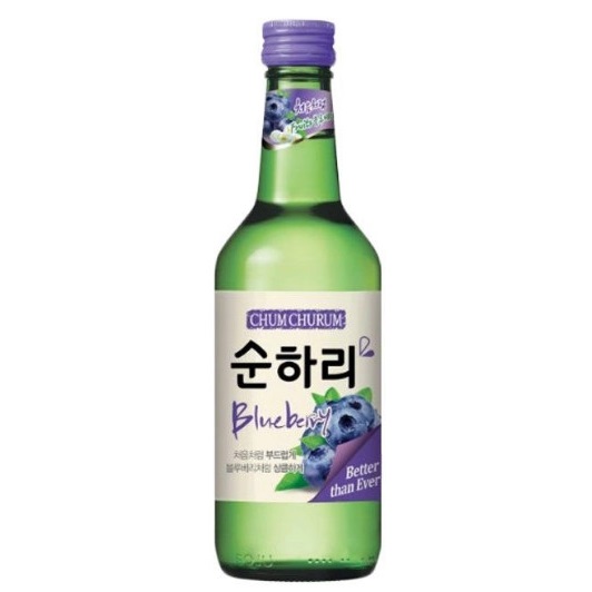 Rượu Soju Hàn Quốc Chum Churum vị việt quất 12% 360ml