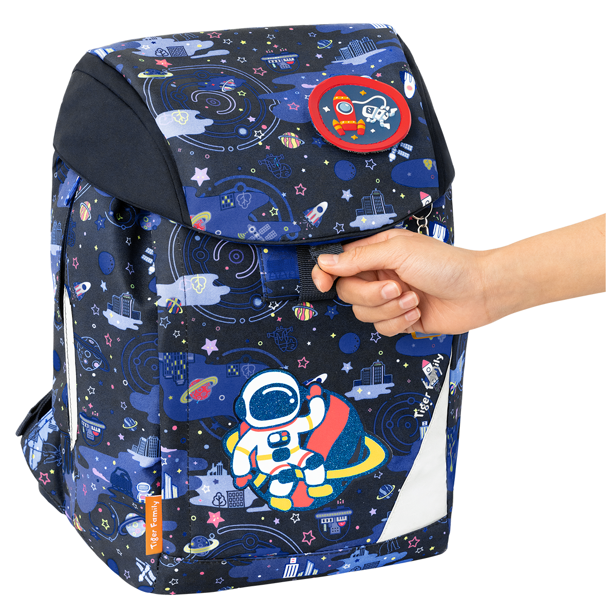 Cặp Chống Gù Eggie Schoolbag - Cities In Space - Tiger Family TGEG-006A