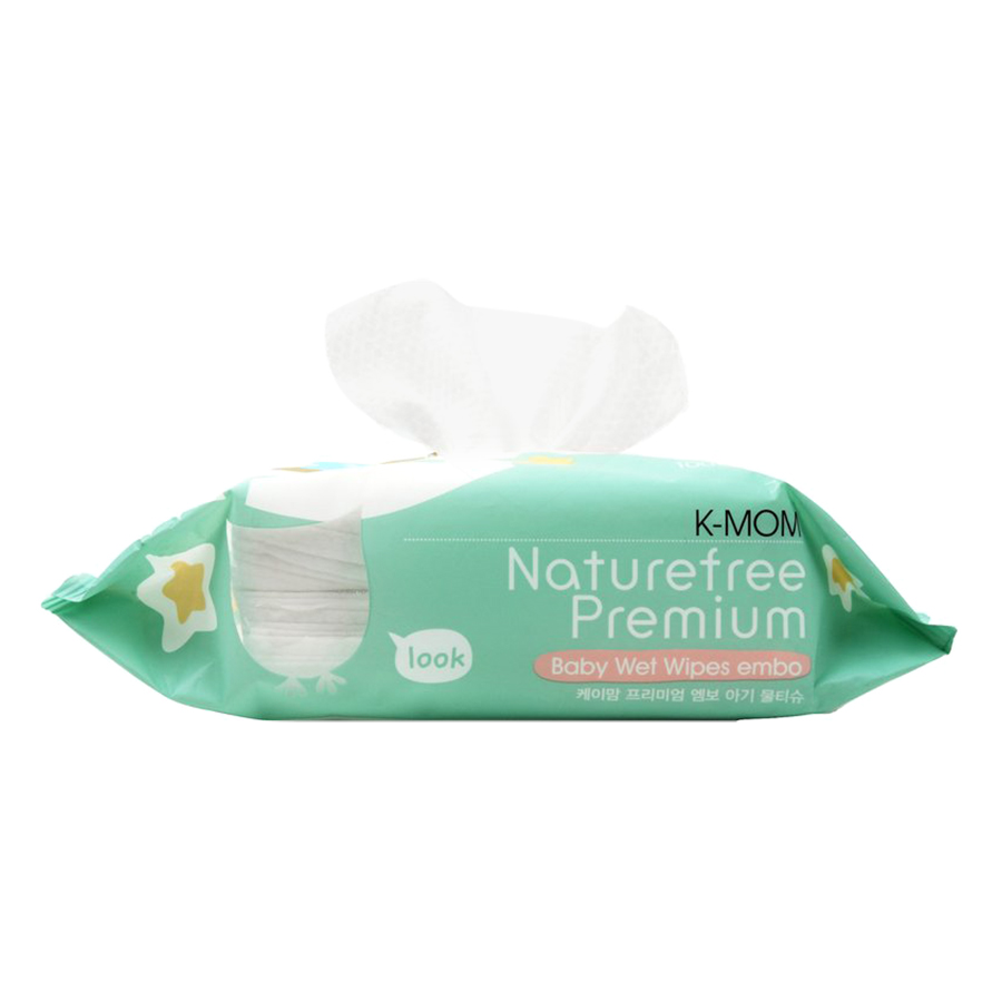 Khăn Ướt K-mom KM13038 Vân Nổi - Mẫu Ngẫu Nhiên
