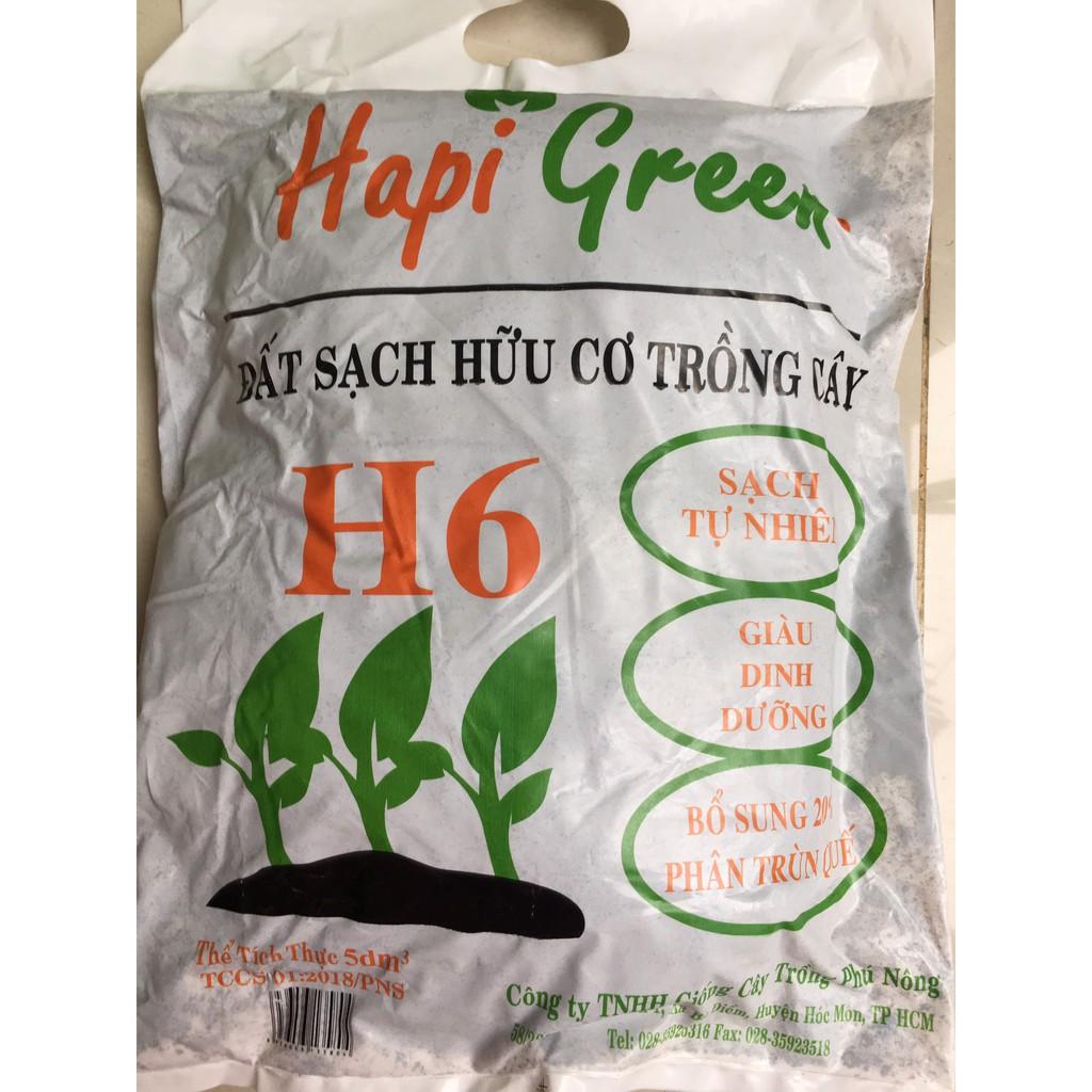 Đất Sạch Dinh Dưỡng Hữu Cơ H6 Trồng Cây - 5Dm3