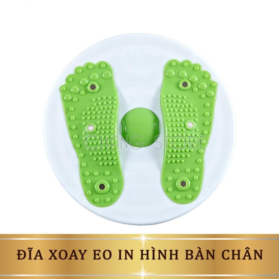 Đĩa Xoay Eo Massage Chân - Bàn Xoay, Dụng Cụ Tập Eo Cao Cấp Giúp Giảm Eo Thon Gọn