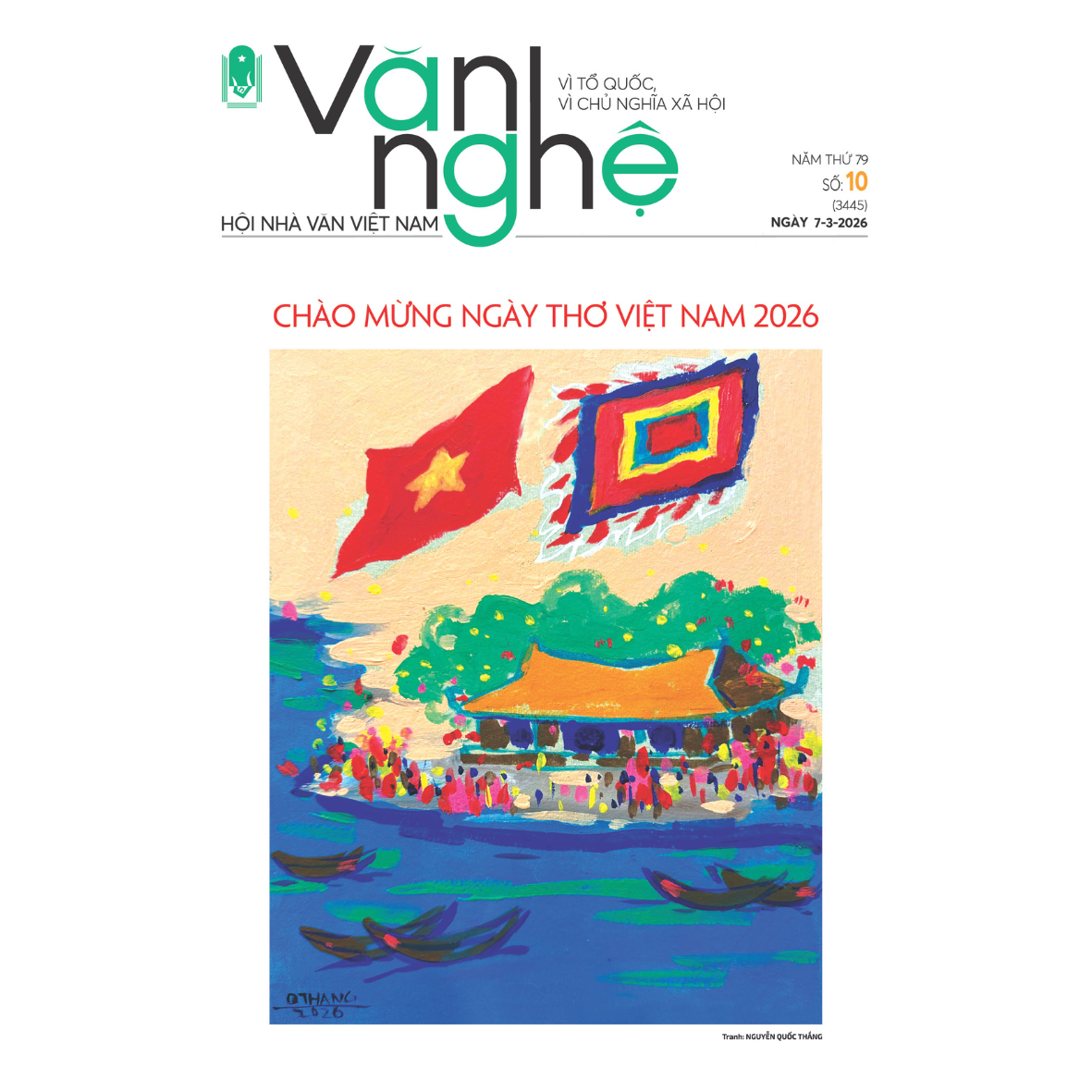 BÁO VĂN NGHỆ – Số 10 – Ra ngày 7/3/2026 Năm thứ 79