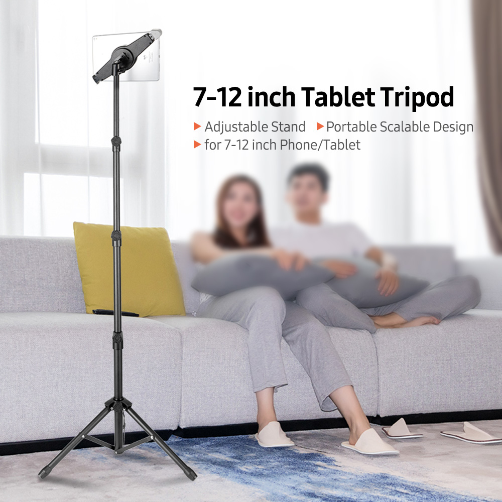 Giá đỡ máy tính bảng bằng hợp kim nhôm có thể mở rộng có thể bảo vệ xoay 360 ° với chiều cao có thể điều chỉnh cho điện thoại 7-12 inch