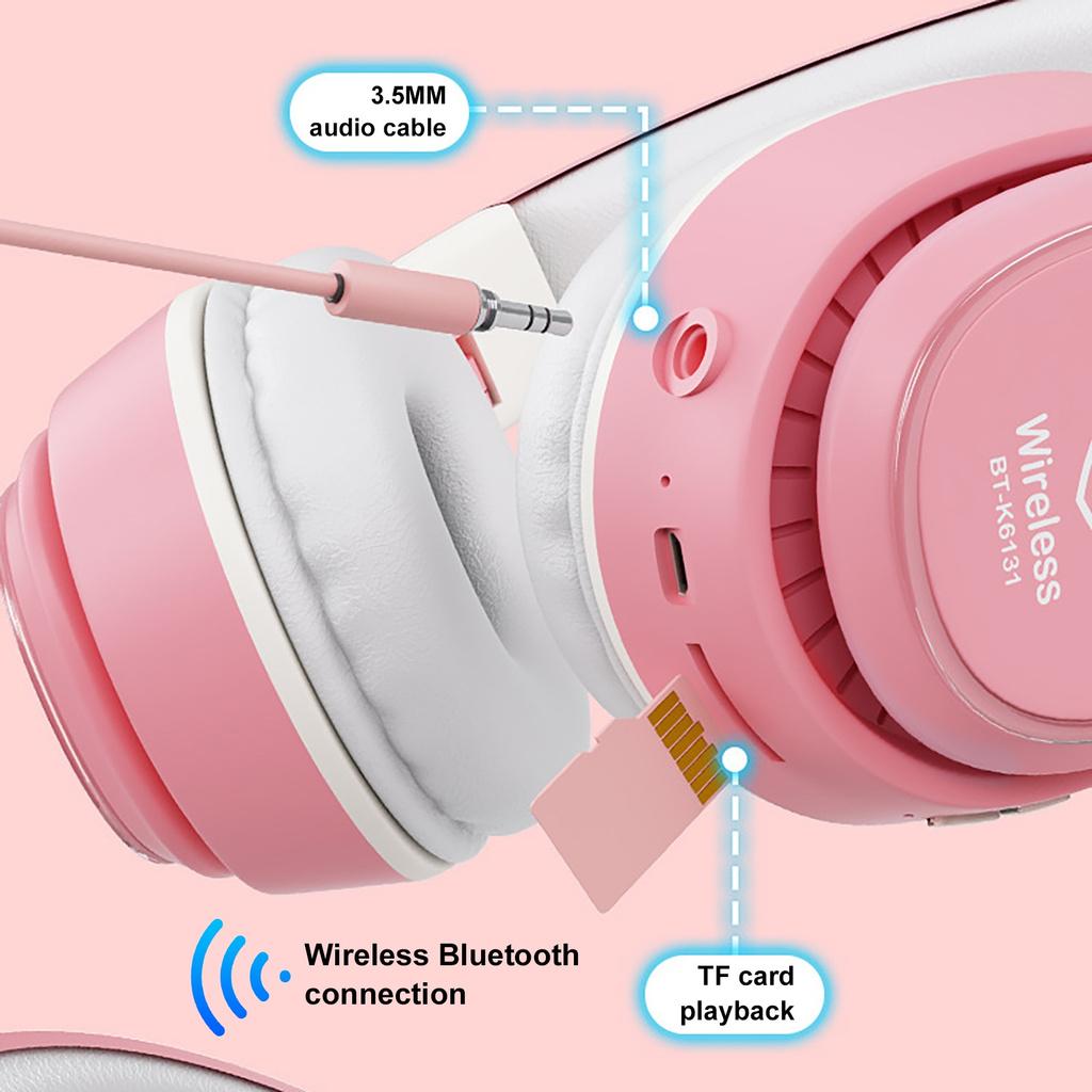 Tai Nghe Nhét Tai Bluetooth 5.0 Có Đèn Led Và Phụ Kiện