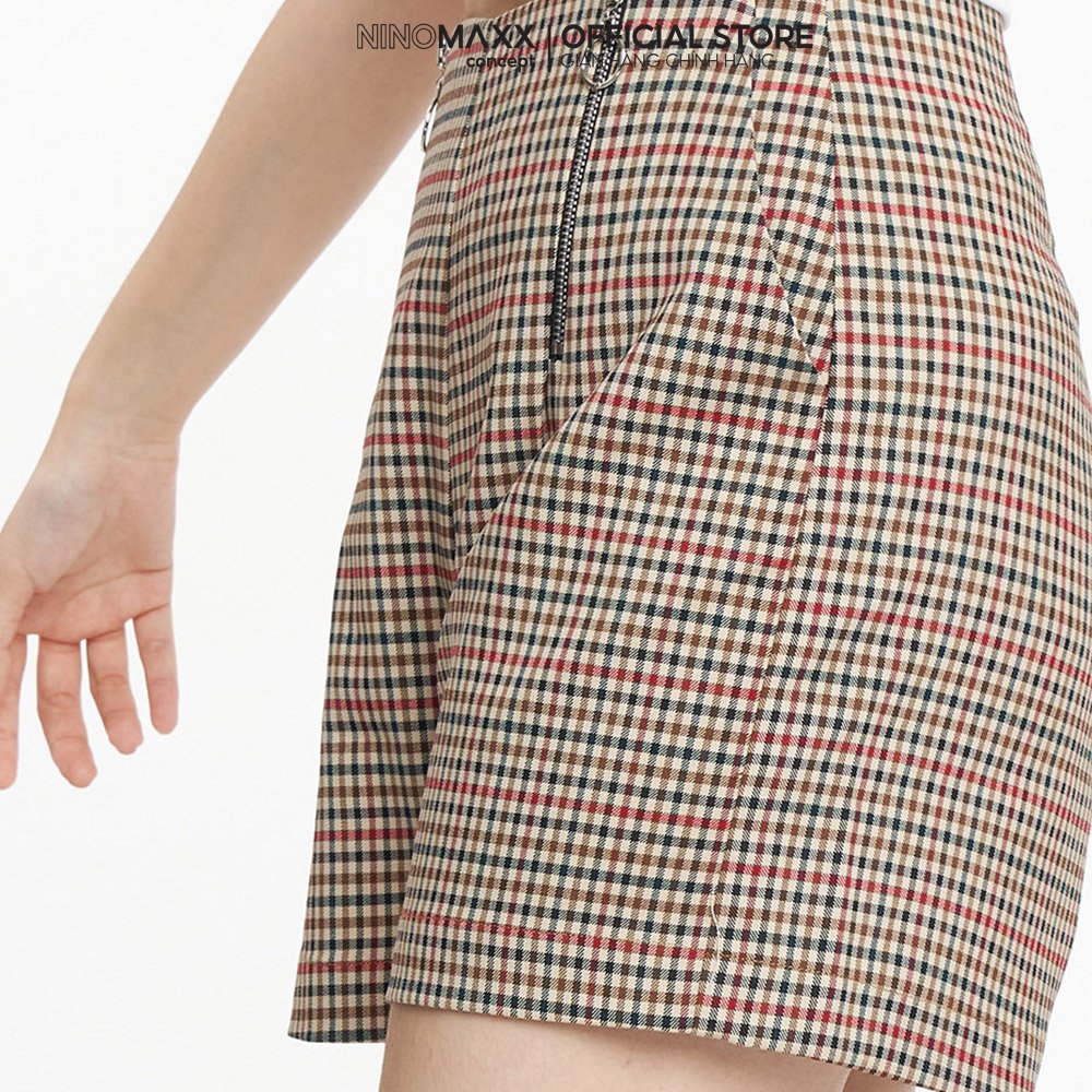 N&amp;M Quần Short Nữ Caro Thời Trang 2202006