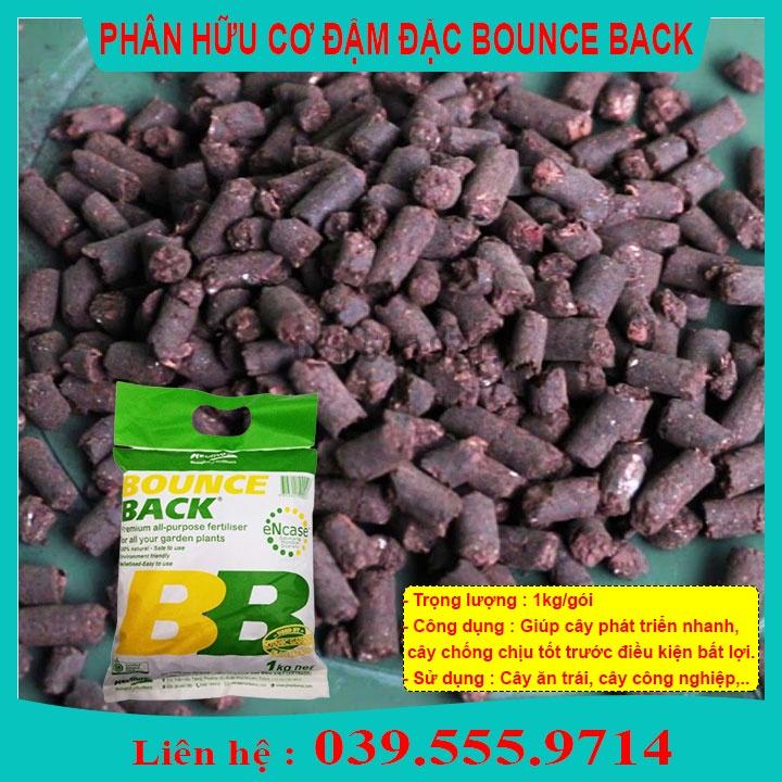 PHÂN BÓN HỮU CƠ BOUNCE BACK BB TÚI 3KG - NHẬP KHẨU ÚC CHUYÊN DÙNG CHO RAU HOA CÂY CẢNH