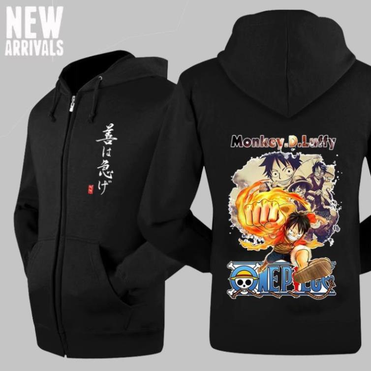 HOT- (SALE) BST áo khoác áo hoodie One Piece Naruto cực ngầu giá siêu rẻ -ÁO OP ĐẸP /uy tín chất lượng - M