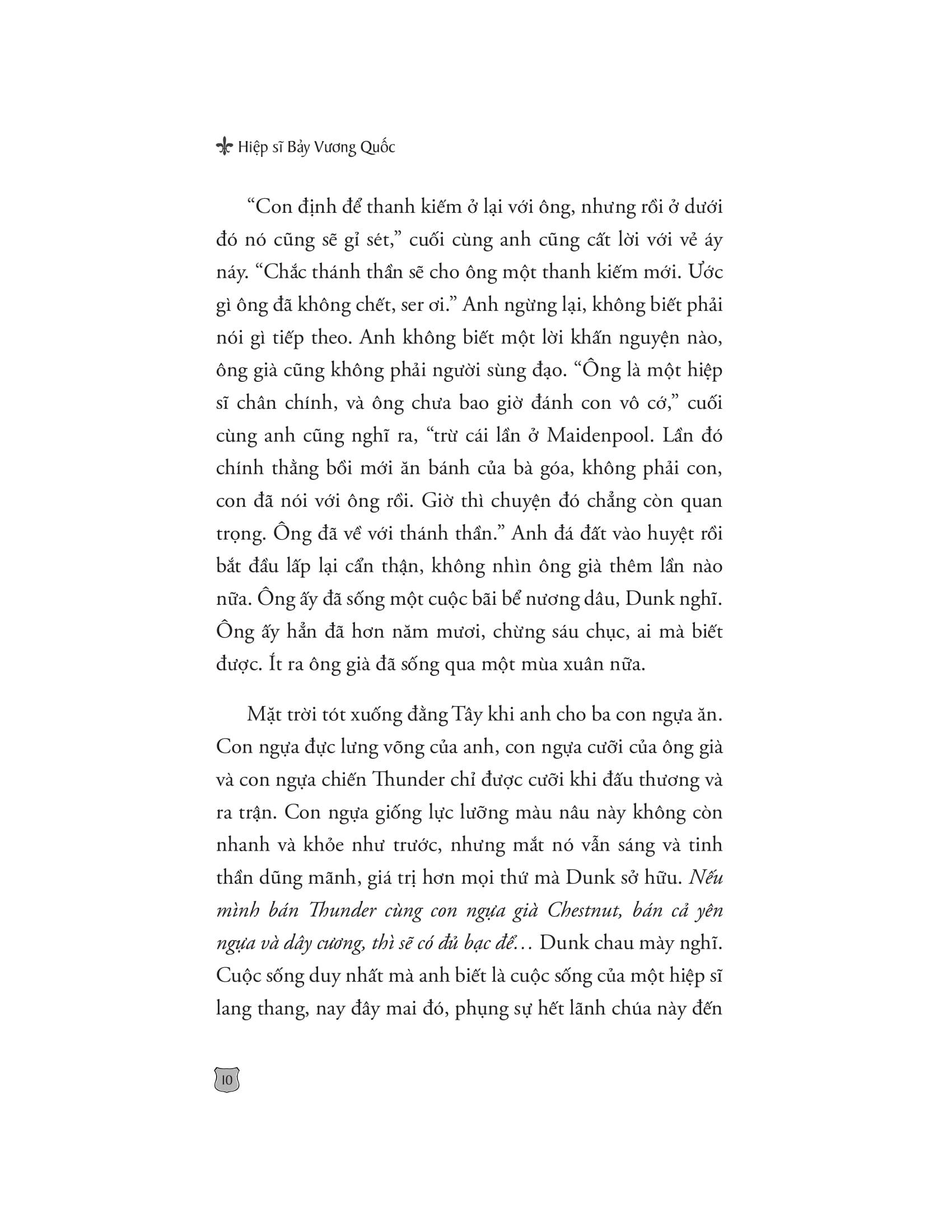 Sách - A Knight Of The Seven Kingdoms - Hiệp Sĩ Bảy Vương Quốc