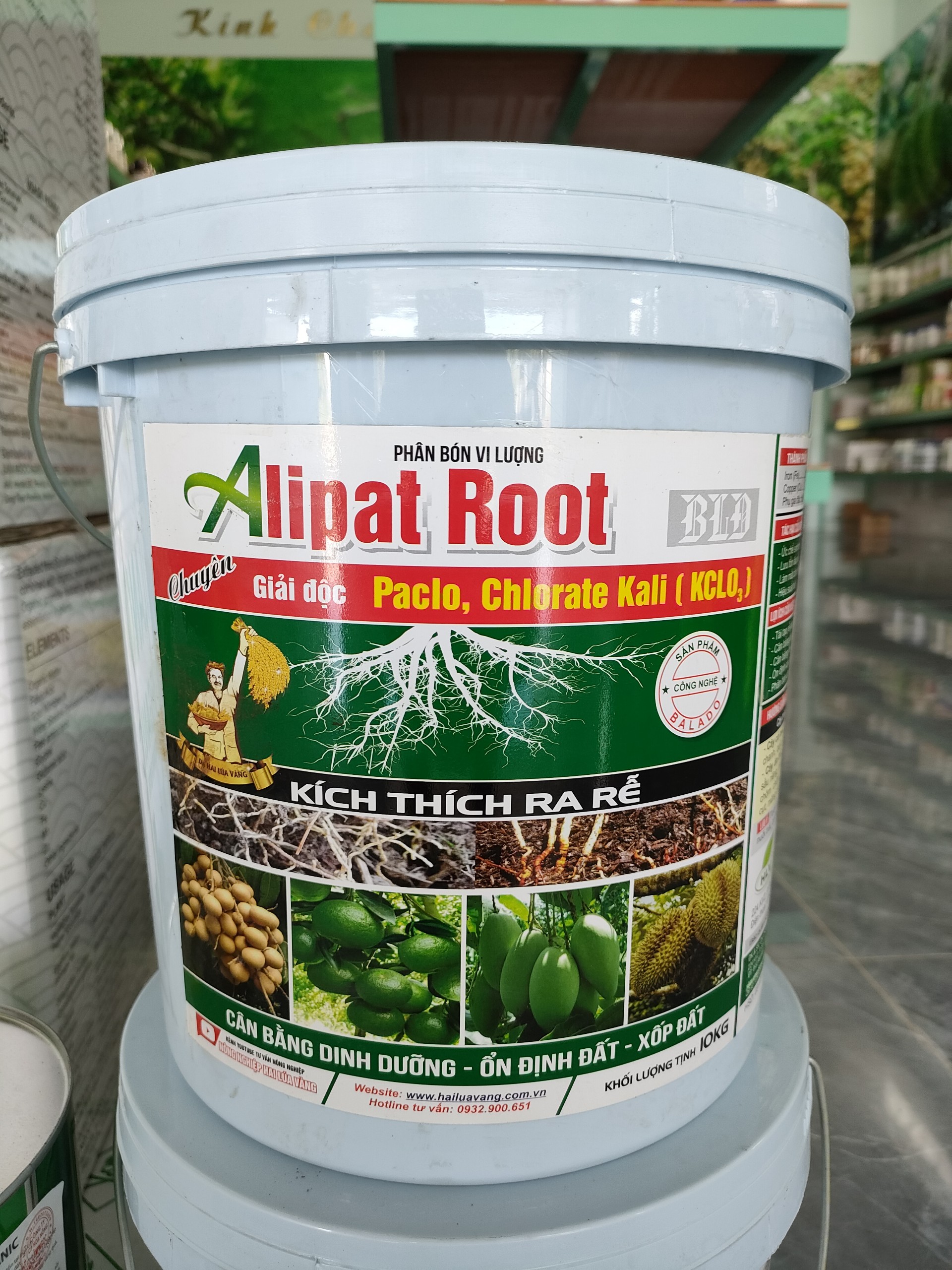 Phân bón vi lượng ALIPAT ROOT - Chuyên giải độc Paclo, Chlorate Kali - VTNN NÔNG PHÚT86