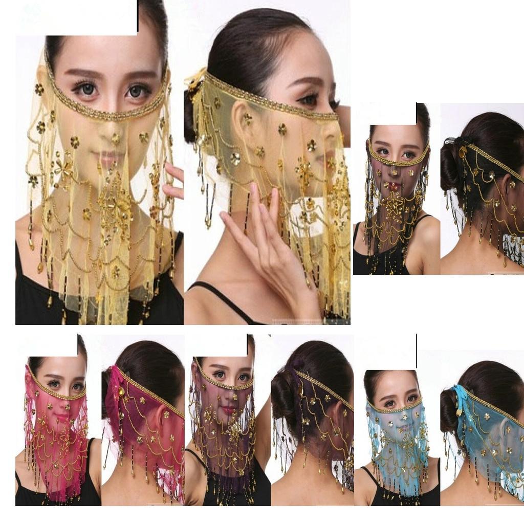 Women's Belly Dance Tribal Face