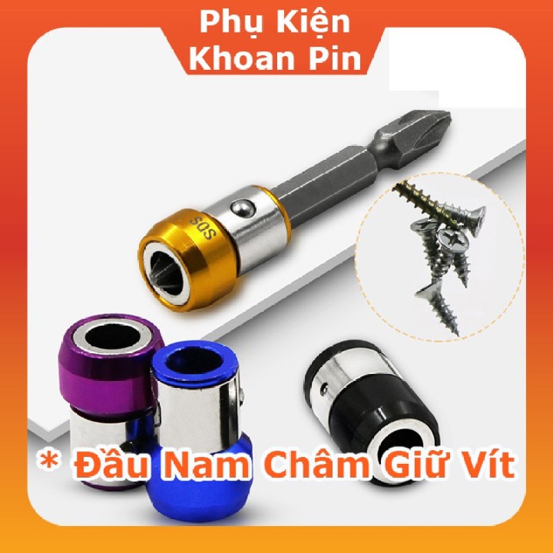 Nam châm hút dính vít gắn đầu mũi khoan