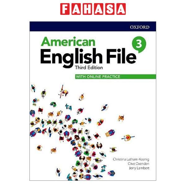 American English File Level 3 Students Book With Online Practice – 3rd Edition