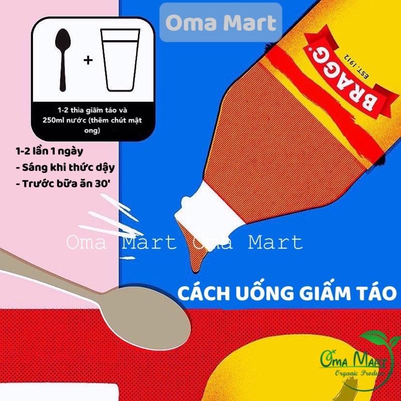 Giấm Táo Hữu Cơ Bragg 