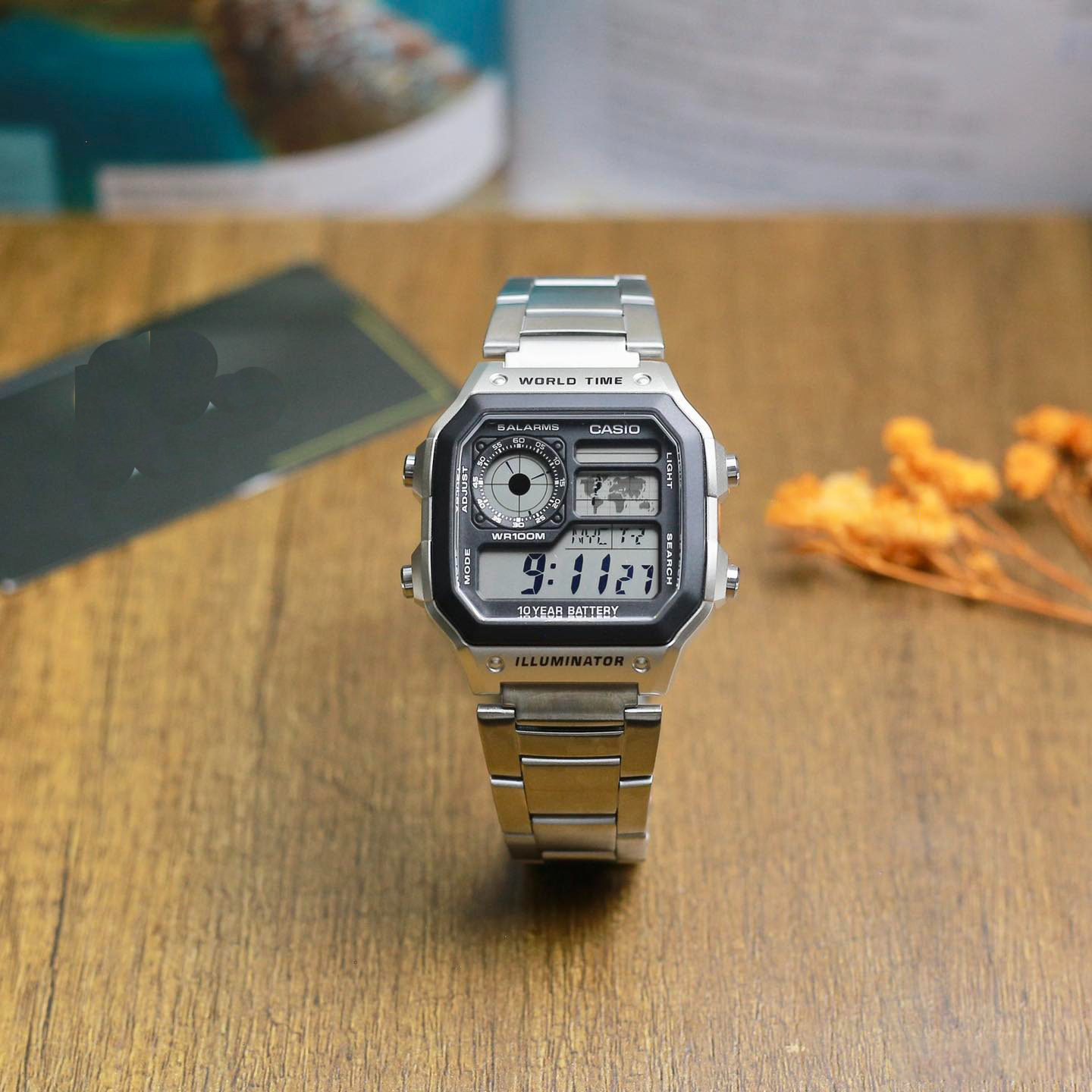 Đồng hồ Nam Casio AE-1200WHD-1AVDF điện tử chính hãng