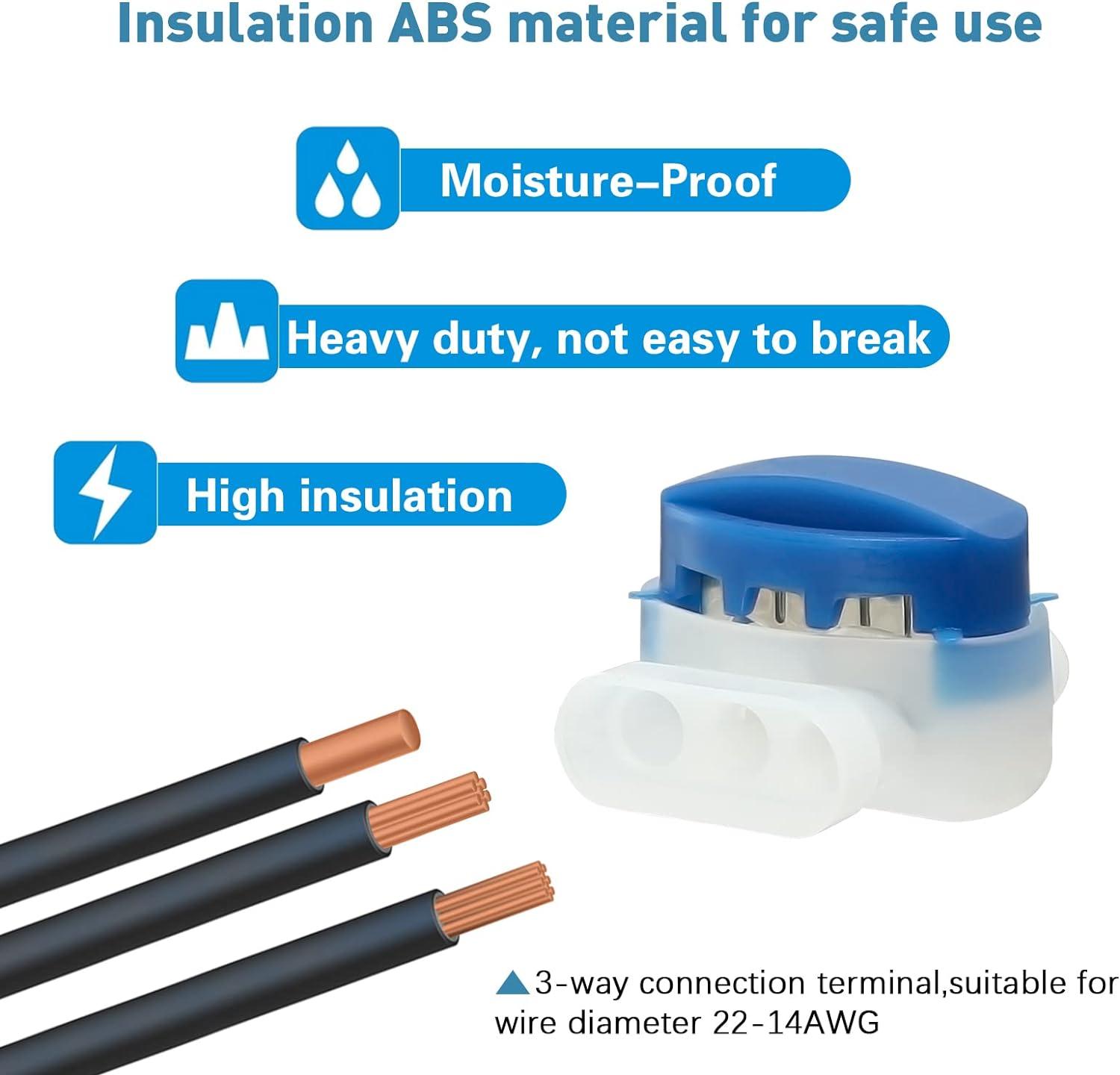 Bộ 20 đầu nối cáp đầy nhựa cho máy cắt cỏ robot tự động