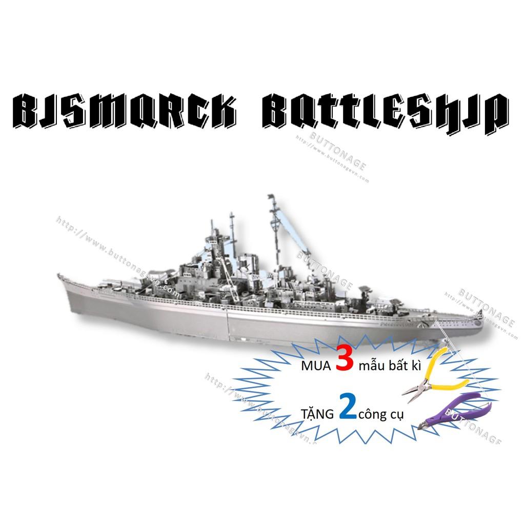 Mô Hình Lắp Ráp 3d Thiết Giáp Hạm Bismarck – Đức