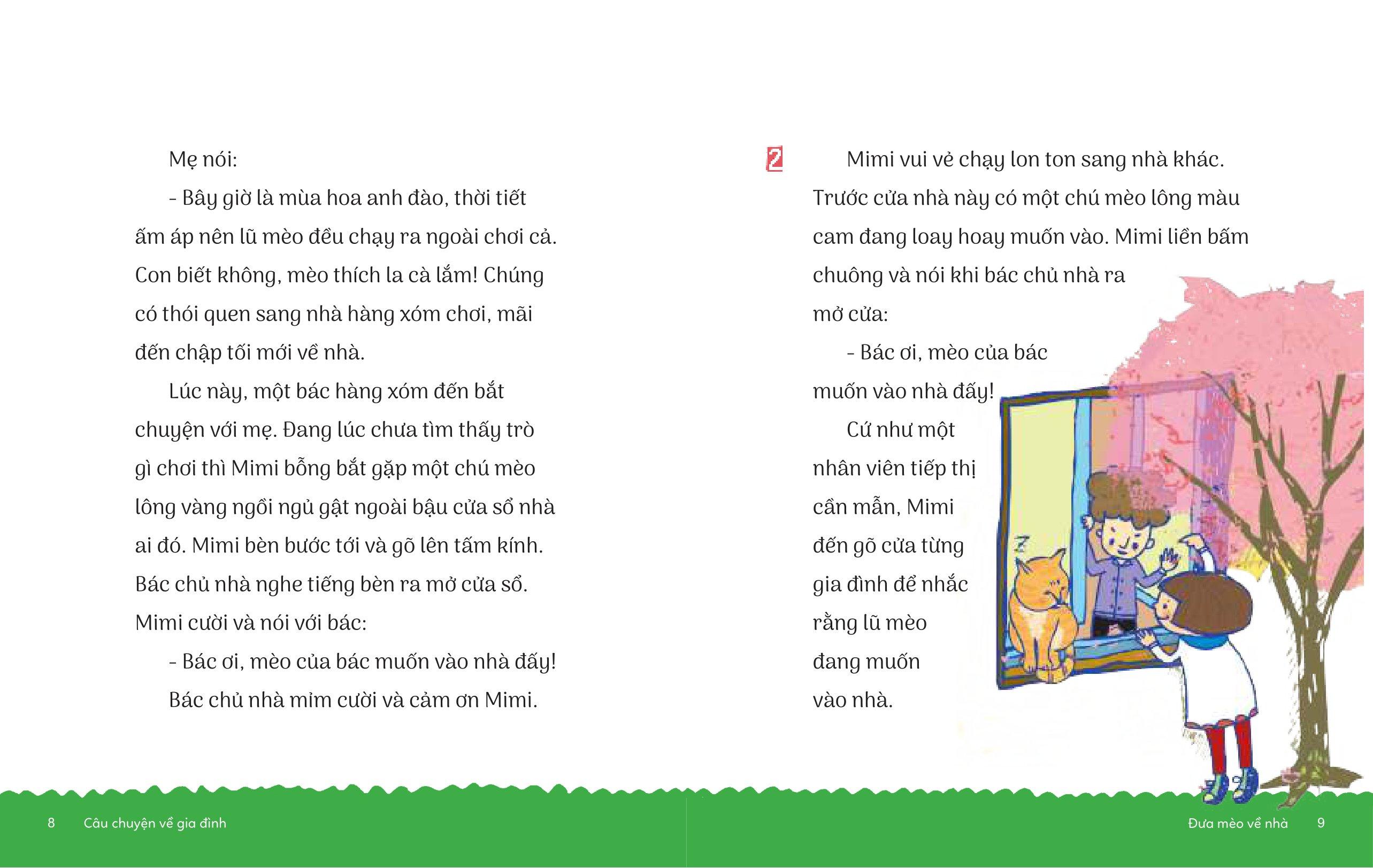 Truyện Kể Và Kiến Thức Dành Cho Lứa Tuổi Nhi Đồng - Tập 3 - Gia Đình - Đưa Mèo Về Nhà