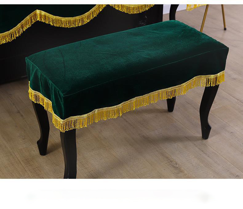 Khăn phủ đàn piano cơ đàn piano điện tử 88 phím phong cách Châu Âu cổ điển sang trọng chống bụi chống xước - Hàng chính hãng