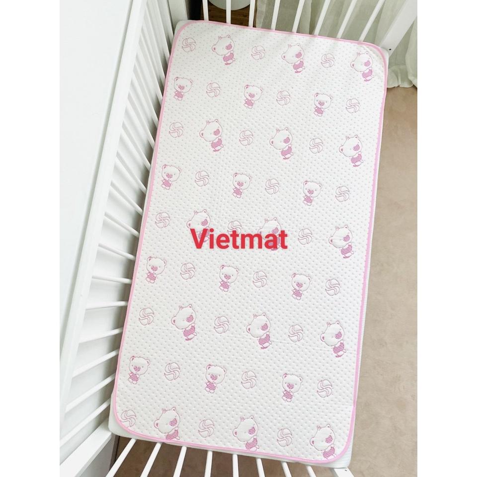 Size 70x100cm tấm lót chống thấm cho bé Vietmat mềm êm, thoáng mát, không nóng bí lưng giặt máy, dùng mấy sấy lâu bền